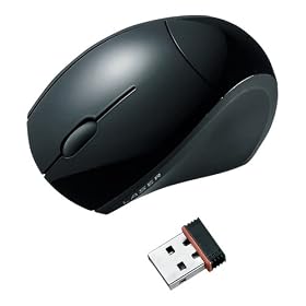 【クリックでお店のこの商品のページへ】SANWA SUPPLY MA-NANOLS2BK 極小レシーバーワイヤレスレーザーマウス ブラック