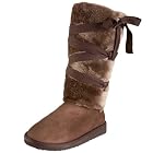 Wild Diva Women's Melody-116 Flat Fur Boot