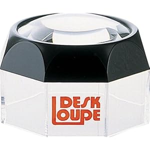 【クリックで詳細表示】シンワ ルーペ M-1 デスク型 60mm 3.5倍