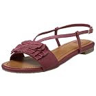 BC Footwear Women's Old Money Ruffled Flat Sandal