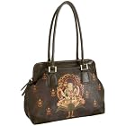 Icon Handbags Peacock Buddha Large Satchel