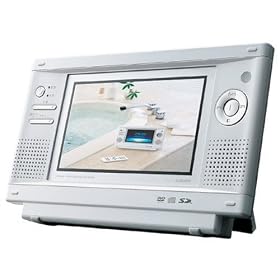 TWINBIRD ZABADY 7�^�t�� �h��DVD�v���[���[ VD-J712W �z���C�g