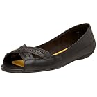 Bc Footwear Chariot Peep Toe Flat