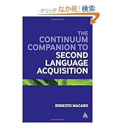 【クリックでお店のこの商品のページへ】<title>Continuum Companion to Second Language Acquisition (Continuum Companions) : Ernesto MacAro : 洋書 : Amazon.co.jp</title>