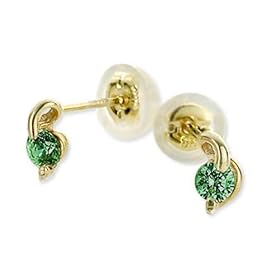 【クリックで詳細表示】バースデーコレクション (バースデーコレクション) イエローゴールドスタッドピアス TK-FM-139-05