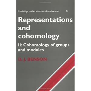 【クリックで詳細表示】Representations and Cohomology： Volume 2， Cohomology of Groups and Modules (Cambridge Studies in Advanced Mathematics) [ペーパーバック]