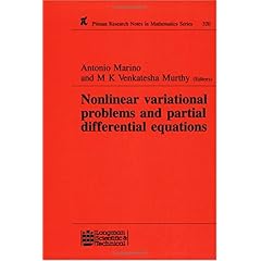 【クリックでお店のこの商品のページへ】Nonlinear Variational Problems and Partial Differential Equations (Chapman ＆ Hall/CRC Research Notes in Mathematics Series)： A Marino， M K V Murthy： 洋書