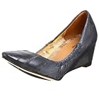 ALL BLACK Women's 80016 Eel Skin Wedge