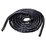 ELECOM �S�`���S�`���ȃP�[�u���𐮗�����`���[�u ���a20mm ����5.0m �u���b�N BST-20BK