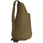 AmeriBag X-Small Distressed Nylon Healthy Back Bag Tote