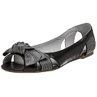 Pink Studio Ivette Open Toe Bow Flat