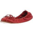 [インターショシュール] INTER-CHAUSSURES シェルモチーフ付きバレエパンプス