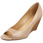 Nine West Women's Getwitit Peep Toe Wedge