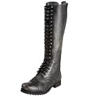 STEVEN by Steve Madden Women's Abee Tall Shafted Laceup Boot
