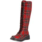 Sugar Rockband Grande Tartan Plaid Boot