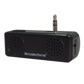 ROCKRIDGESOUND iPod nano�p mini�X�s�[�J�[ �u���b�N ISN-01B