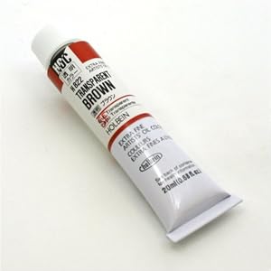 【クリックでお店のこの商品のページへ】油絵具 6号(20ml) 透明カラーブラウン