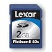 Lexar SD�J�[�h PlatinumII (60�{��) 2GB SD2GB-60-810