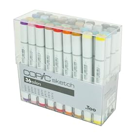 Too COPIC�i�R�s�b�N�j �}�[�J�[ �X�P�b�` 36�F�Z�b�g 11777360