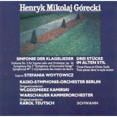 Gorecki: Symphony No3; Pieces