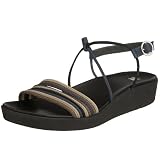Camper Twins Leather Wedge Sandal