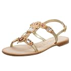 Apepazza Campanellino Jeweled Flat Sandal