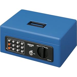 【クリックで詳細表示】コクヨ 手提げ金庫 テンキー付き 青 B5 CB-T12B