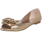 Steve Madden Florale Open Toe Ruffle Flat