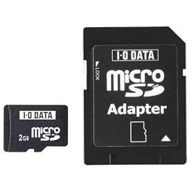 I-O DATA microSD�J�[�h 2GB SDMC-2G/AL