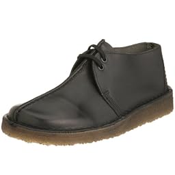 Desert Trek: Black Smooth Leather Desert Trek: Black Smooth Leather