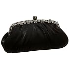 Jessica McClintock East/West Floral Stone Shimmer Clutch
