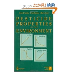 【クリックでお店のこの商品のページへ】Pesticide Properties in the Environment