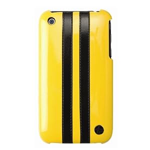 TREXTA iPhone3G/3GS用 本革ケース SNAP ON COVER 2B ON YELLOW SOC-2BONY