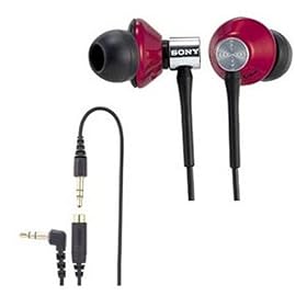 SONY ���^�C���i�[�C���[���V�[�o�[ ���b�h MDR-EX85SL R