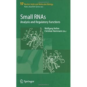 【クリックで詳細表示】Small Rnas： Analysis And Regulatory Functions (Nucleic Acids and Molecular Biology) [ハードカバー]