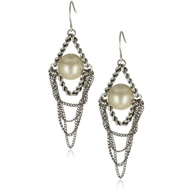 Kenneth Cole New York  and Pearl Chandelier Earrings