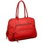 Latico Nappa Solid Front Pouch E/W Shoulder Bag