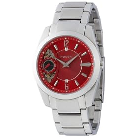 FOSSIL (�t�H�b�V��) �r���v TWIST ���b�h ME1068 �����Y �P�[�X��:42mm [���K�A���i]