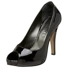 Versani Women's 3118 Peep Toe Platform