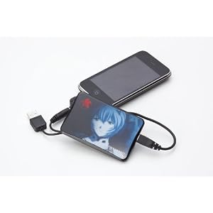ウェブクルーエージェンシー エヴァンゲリヲン iPhone用 小型情報端末専用 汎用蓄電器 XP1000 REI