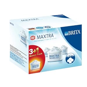 BRITA Maxtra �����p�J�[�g���b�W�y���ʃp�b�N�z(1����:�v4�Z�b�g)