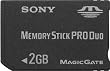 SONY �������[�X�e�B�b�NPRO Duo 2GB MSX-M2GS