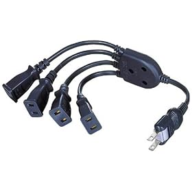ELECOM AC�A�_�v�^��4�Ȃ���P�[�u�� �u���b�N T-AD4BK