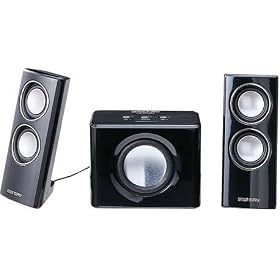 SANWA SUPPLY 2.1ch�}���`���f�B�A�X�s�[�J�[(�u���b�N) MM-SPA3BK