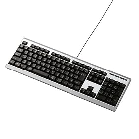 ELECOM PS/2�t���L�[�{�[�h TK-P08FYSV