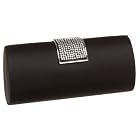 La Regale Rhinestone Clasp Satin Clutch