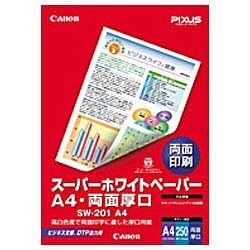 CANON �X�[�p�[�z���C�g�y�[�p�[ A4 ���ʌ��� SW-201A4