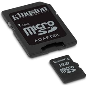 Kingston 2GB microSD�J�[�h SDC/2GB ���Ő��`�b�v �i�v�ۏ�