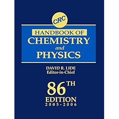【クリックで詳細表示】CRC Handbook Of Chemistry And Physics： A Ready-Reference Book of Chemical And Physical Data