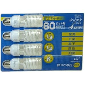 【クリックで詳細表示】クイックボール 60W昼光色 EFSP13ED-4P